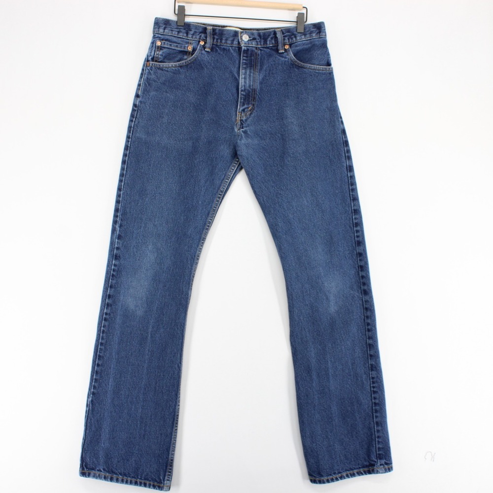 Levis 517 Jeans Mens 34x36 Blue Wash Bootcut Denim Western